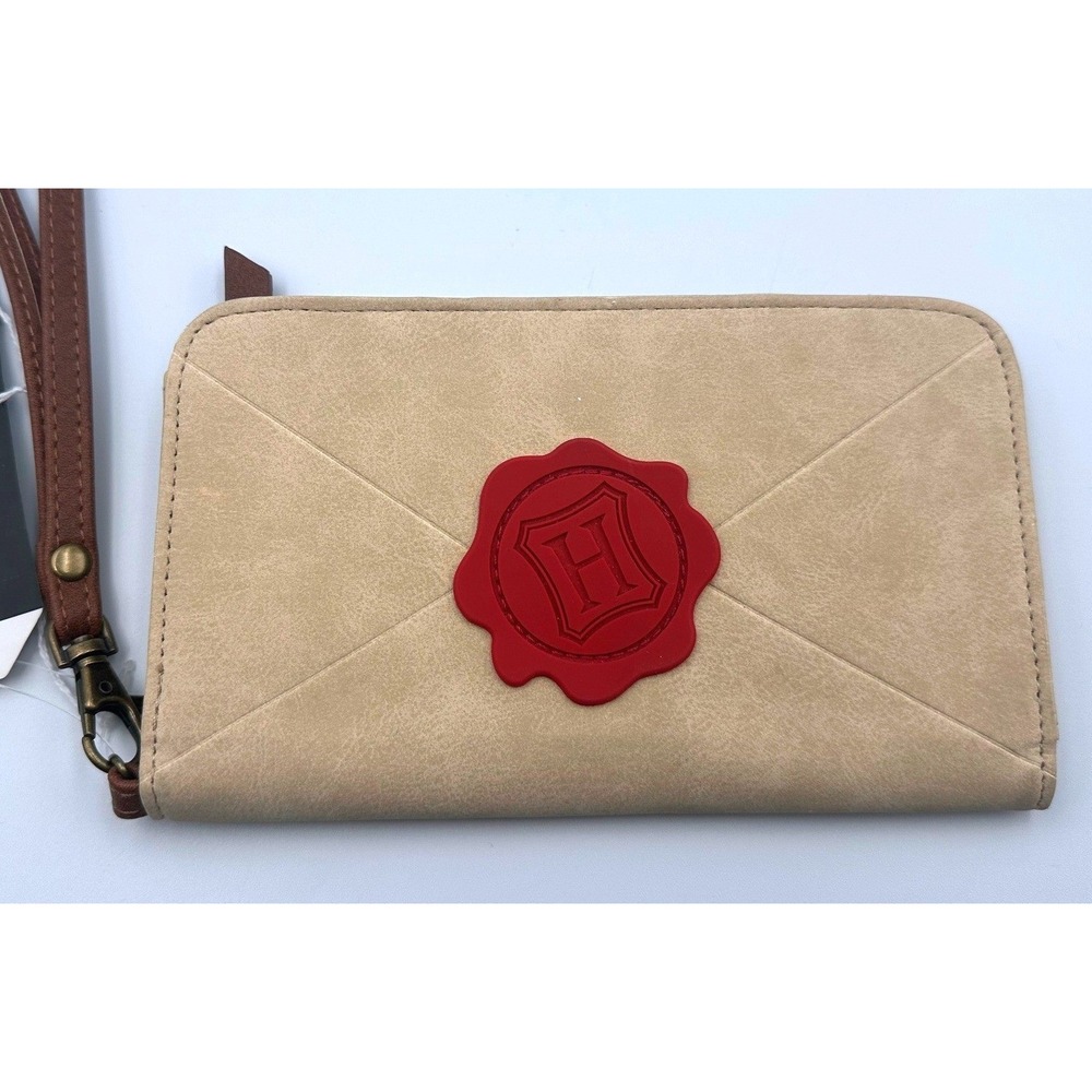 Harry Potter Hogwarts Acceptance Letter Tech Pocket Wallet w/ Seal Wristlet NWT